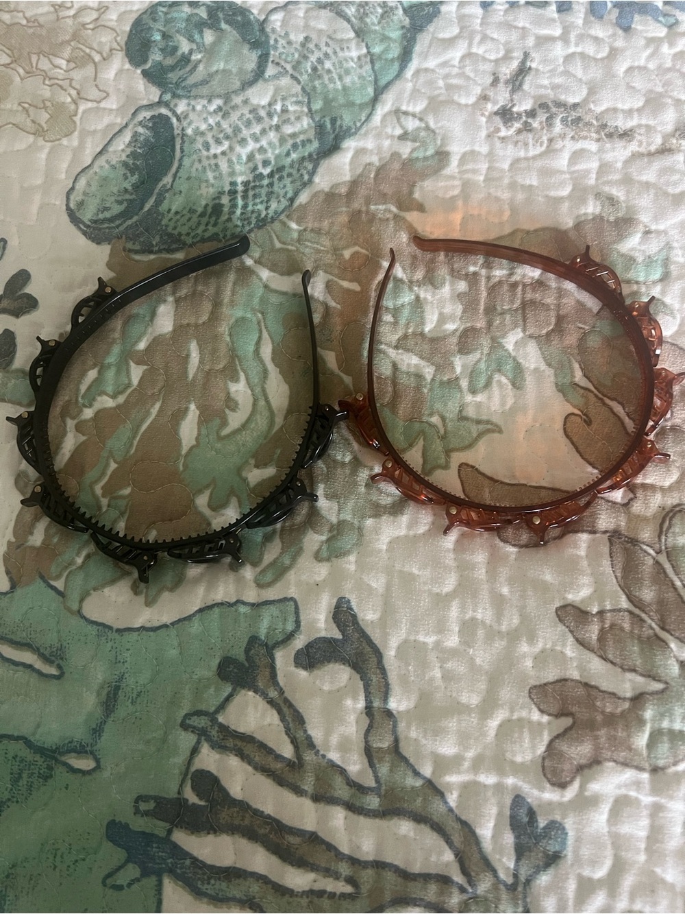 Spiked Women’s Headband Duo — Black & Tortoiseshell